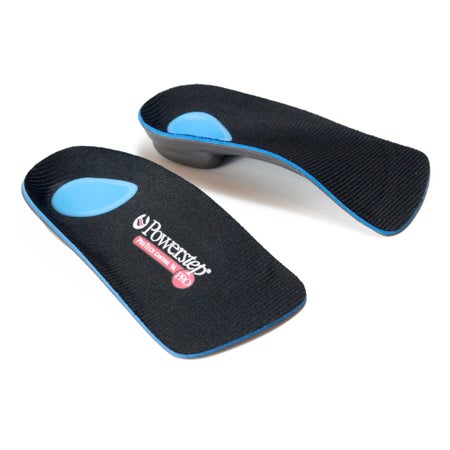 Orthotic Insert Powerstep® ProTech Control Arch and Heel Support EVA / Polyester / Polypropylene / Poron® / VCT® Women 14 to 15 / Men 12 to 13 Black / Blue / Gray