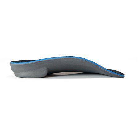 Orthotic Insert Powerstep® ProTech Control Arch and Heel Support EVA / Polyester / Polypropylene / Poron® / VCT® Women 14 to 15 / Men 12 to 13 Black / Blue / Gray