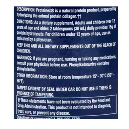 Oral Supplement Proteinex® P15 Unflavored Liquid 16 oz. Bottle