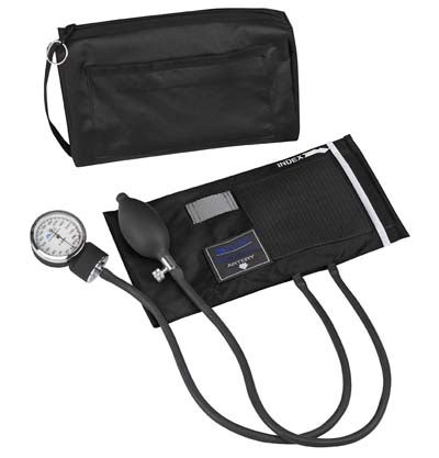 Aneroid Sphygmomanometer Unit MABIS®MatchMates® Adult Cuff Nylon Cuff 28 - 42 cm Pocket Aneroid