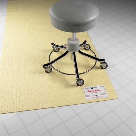 Absorbent Floor Mat SurgiSafe® Specialty 36 X 40 Inch Yellow