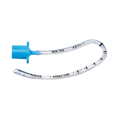 Uncuffed Endotracheal Tube Portex® 290 mm Length Curved 7.5 mm ID Adult Murphy Eye