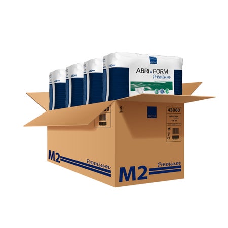 Incontinence Brief Abri-Form™ Premium M2 Adult Medium Unisex Disposable Heavy Absorbency
