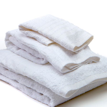 Washcloth Elegance Plus 12 X 12 Inch White Reusable