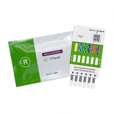 Drugs of Abuse Test Kit Rapid Response™ AMP1000, BAR300, BUP10, BZO300, COC300, mAMP/MET1000, MTD300, OPI2000, OXY100, PCP25, TCA1000, THC50 25 Tests CLIA Waived