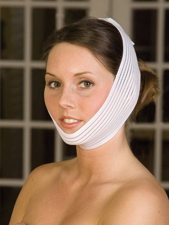 Facial Support Wrap One Size Fits Most Elastic White