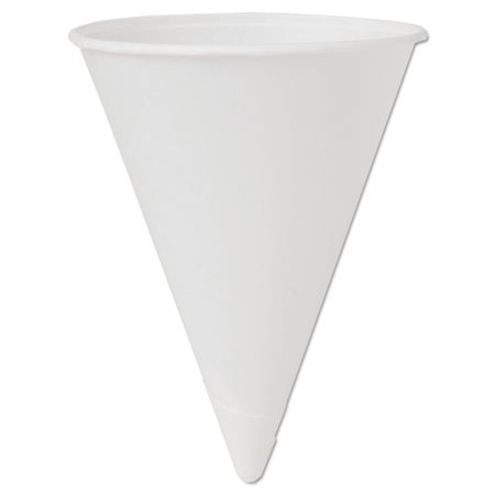 4 oz. Paper Paper Cone Cup White Disposable