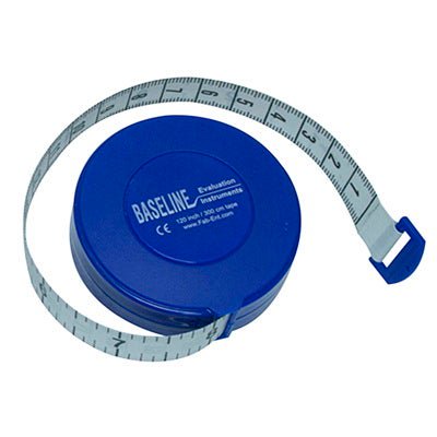Measurement Tape Baseline® 120 Inch Length Woven Fabric / Plastic Casing Reusable Inches / Centimeters