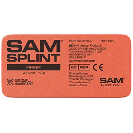 Finger Splint Blue / Orange
