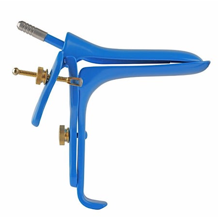 Electrosurgical Vaginal Speculum Marina Pederson NonSterile Surgical Grade Nylon Coated German Stainless Steel Medium 4 Blades Reusable Without Light Source Capability