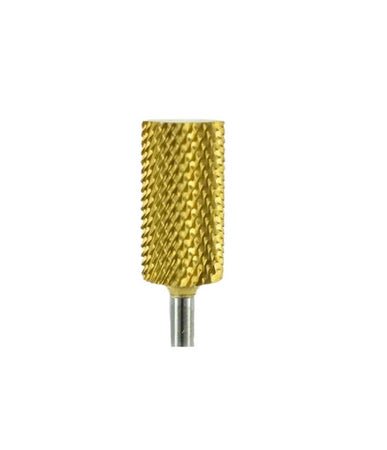 Podiatry Bur Pro Bits® Medium Grit Gold Carbide Large Barrel Tip