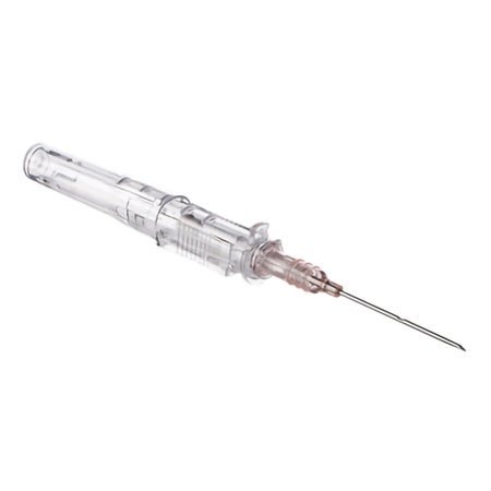 Peripheral IV Catheter ViaValve™ 20 Gauge 1 Inch Polyurethane Straight Hub Blood Control Sliding Safety