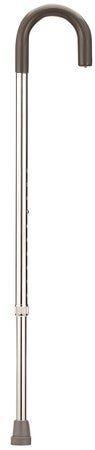 Round Handle Cane Fabrication Enterprises Aluminum 29 to 38 Inch Height Silver