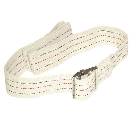 Gait Belt FabLife™ 32 Inch Length Pinstripe Cotton