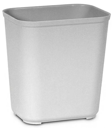 Fire-Resistant Trash Can Rubbermaid® 28 Quart / 7 gal. Gray Thermoset Polyester Rectangular