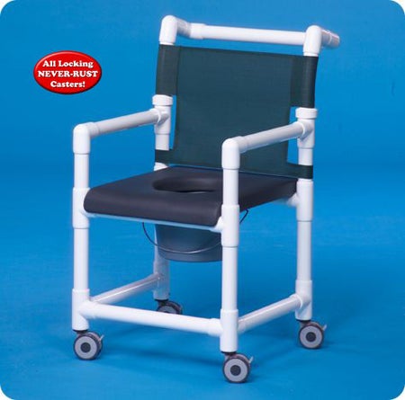 mesh shower chair with wheels