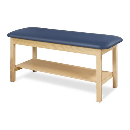 Exam Table with Storage McKesson Fixed Height 30 W X 72 L Inch Flat Top 400 lbs. Weight Capacity