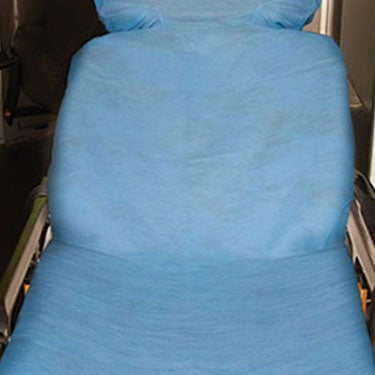 Stretcher Sheet Snug-Fit® Fitted 40 X 89 Inch Blue Nonwoven Disposable