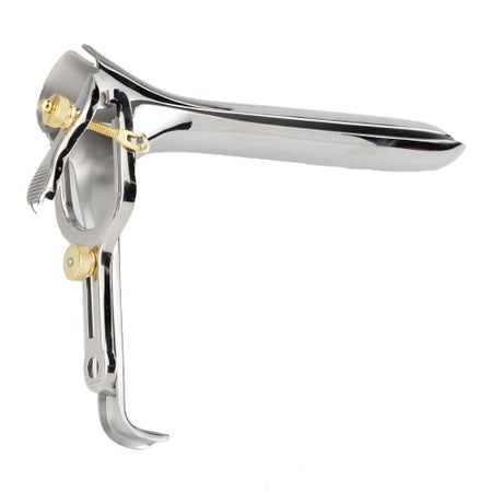Vaginal Speculum MedGyn Graves NonSterile Surgical Grade Stainless Steel X-Long Double Blade Duckbill Reusable Without Light Source Capability