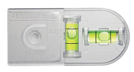 Goniometer Absolute+Axis Level Attachment Baseline 0.25 X 1 X 2 Inch