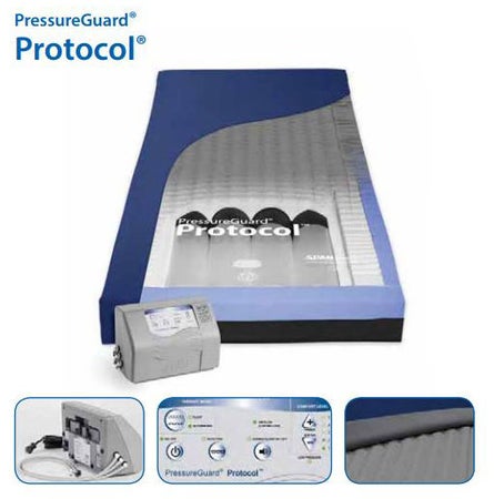 Bed Mattress PressureGuard® Alternating Pressure 7 H X 42 W X 80 L Inch