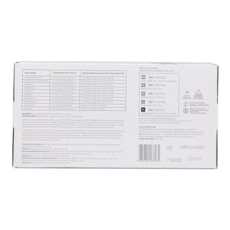Exam Glove SensiCare® Silk X-Large 230 per Box NonSterile Nitrile Standard Cuff Length Textured Fingertips Dark Blue Chemo Tested