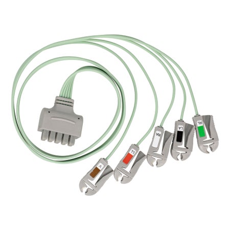 ECG Leadwire Grabber Set 29 Inch, 5-Leads, Multi-Link™ Single Patient Use, AAMI/AHA Version