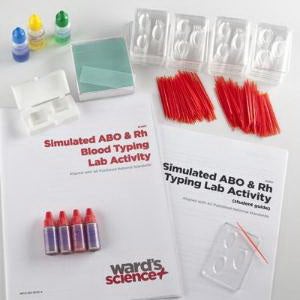 Student Lab Activity For Simulation of Blood-typing Experiments and Delving into Concepts of Rh Typing