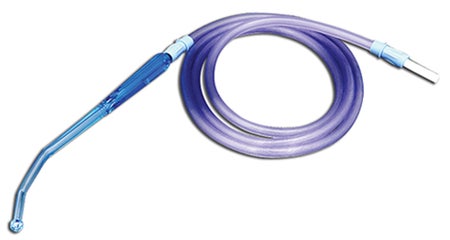 Suction Tube Handle with Tubing AMSure® Rigid Type Bulb Tip Yankauer Style Non-Vented Sterile