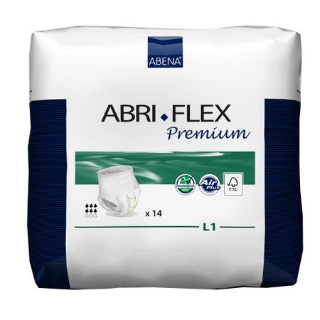 Absorbent Underwear Abri-Flex™ Premium L1 Pull On with Tear Away Seams Adult Large Unisex Disposable Moderate Absorbency