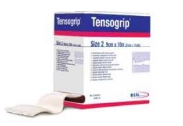 Elastic Tubular Support Bandage Tensogrip® 3 Inch X 11 Yard Small Knee / Medium Ankle Pull On White NonSterile Size D Standard Compression