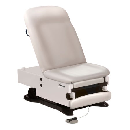 Hi-Lo Exam Table with Storage power100 Powered Height Adjustment 28 W X 57 to 76 L Inch Articulating Backrest 650 lbs. Weight Capacity