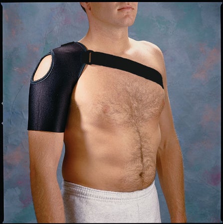 Shoulder Orthosis Rolyan® Medium Lycra / Spandex Left Shoulder