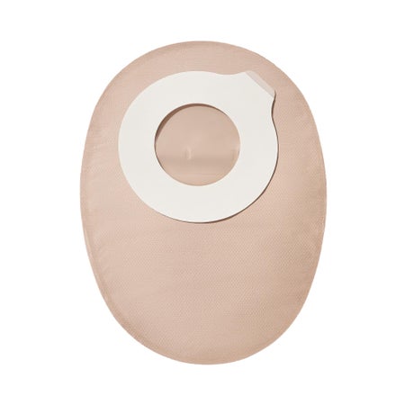 Ostomy Pouch Esteem Synergy®+ Two-Piece System 8 Inch Length Closed End