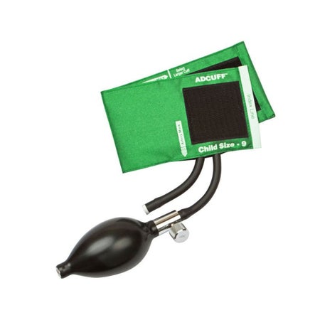 Reusable Blood Pressure Cuff and Bulb Adcuff™ 13 to 19.5 cm Arm Nylon Cuff Child Cuff