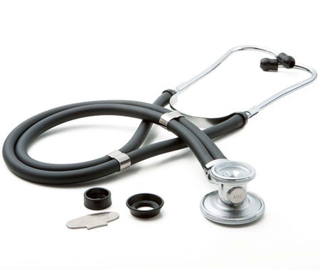 Sprague Stethoscope Adscope® 641 Black 2-Tube 21 Inch Tube Double Sided Chestpiece