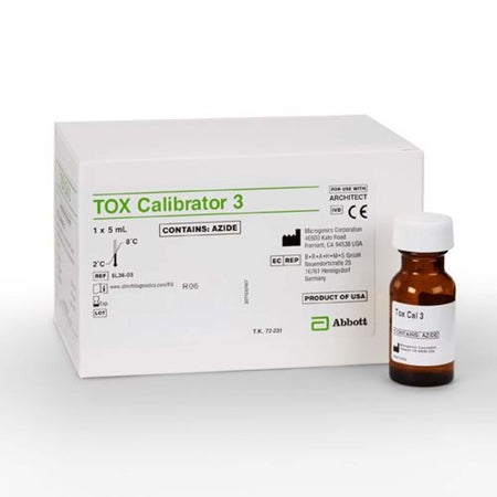 Calibrator Architect™ Multigent TOX 3 1 X 5 mL For Architect C16000, Architect C4000, Architect C4100, Architect C8000, Architect CI16200, Architect CI8200 Analyzers