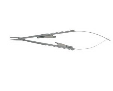 Needle Holder Castroviejo 5-1/2 Inch Length Curved, Smooth