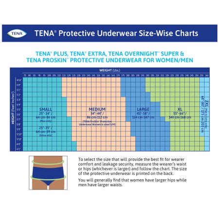 Absorbent Underwear TENA® ProSkin™ Extra Pull On with Tear Away Seams Adult X-Large Unisex Disposable Moderate Absorbency