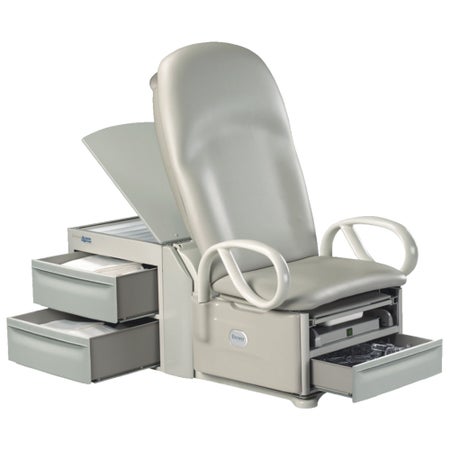 Hi-Lo Exam Table with Storage Access™ High-Low Electric Foot Control 28 W X 78 L Inch Power Backrest 450 lbs. Weight Capacity