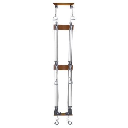 Chest Weight Pulley System Triplex Handle (Lower, Mid, Upper), Two Towers 8 X 22 X 25 Inch