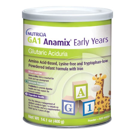 Infant Formula GA-1 Anamix® Early Years Unflavored 14.1 oz. Can Powder Amino Acid Glutaric Aciduria Type-1 (GA-1)