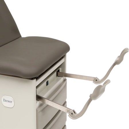 Exam Table with Storage Access™ Fixed Height 28 W X 57-2/7 to 71 L Inch Pneumatic Adjustable Backrest 500 lbs. Weight Capacity