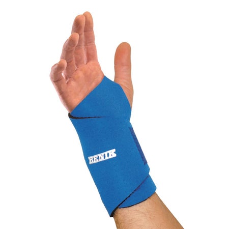 Wrist Support Benik® W-203 Wraparound Neoprene / Terry Cloth Left or Right Hand Blue One Size Fits Most