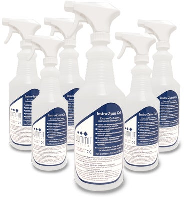 Enzymatic Instrument Detergent Instru-Zyme® Gel RTU 32 oz. Spray Bottle Tropical Scent