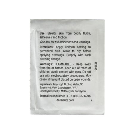 Skin Barrier Wipe DermaPrep™ 60% Strength Isopropyl Alcohol Individual Packet NonSterile