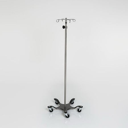 IV Stand Floor Stand 4 Hooks 5 Legs with Casters