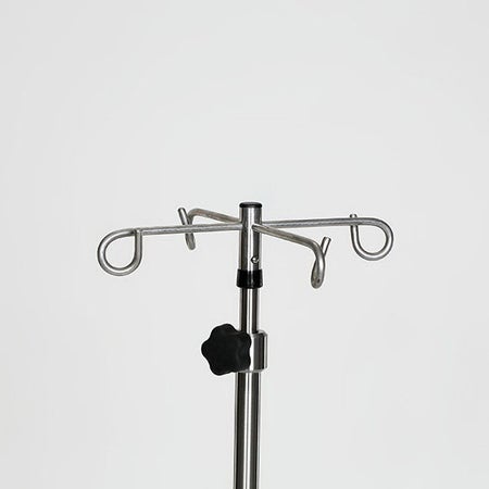 IV Stand Floor Stand 4 Hooks 5 Legs with Casters