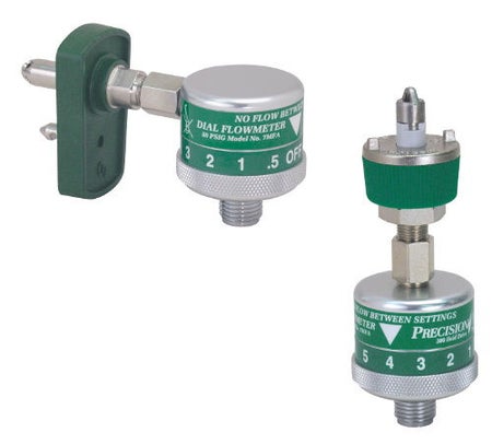 Dial Flowmeter Off, .5, 1, 2, 3, 4, 5, 6, 8, 10, 15 and Flush Increment 0 to 15 LPM