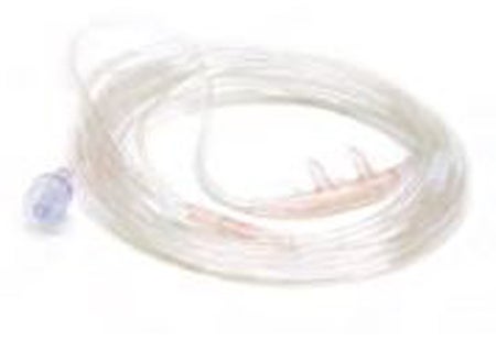 ETCO2 Nasal Sampling Cannula Pediatric Curved Prongs 7 Foot Tubing HFNC